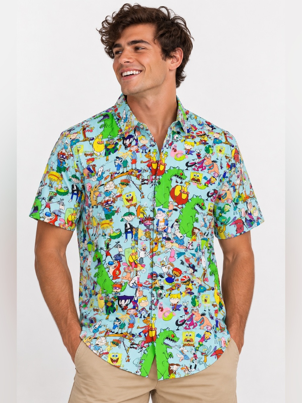 RSVLTS Nickelodeon 90s Mashup KUNUFLEX Short Sleeve Shirt